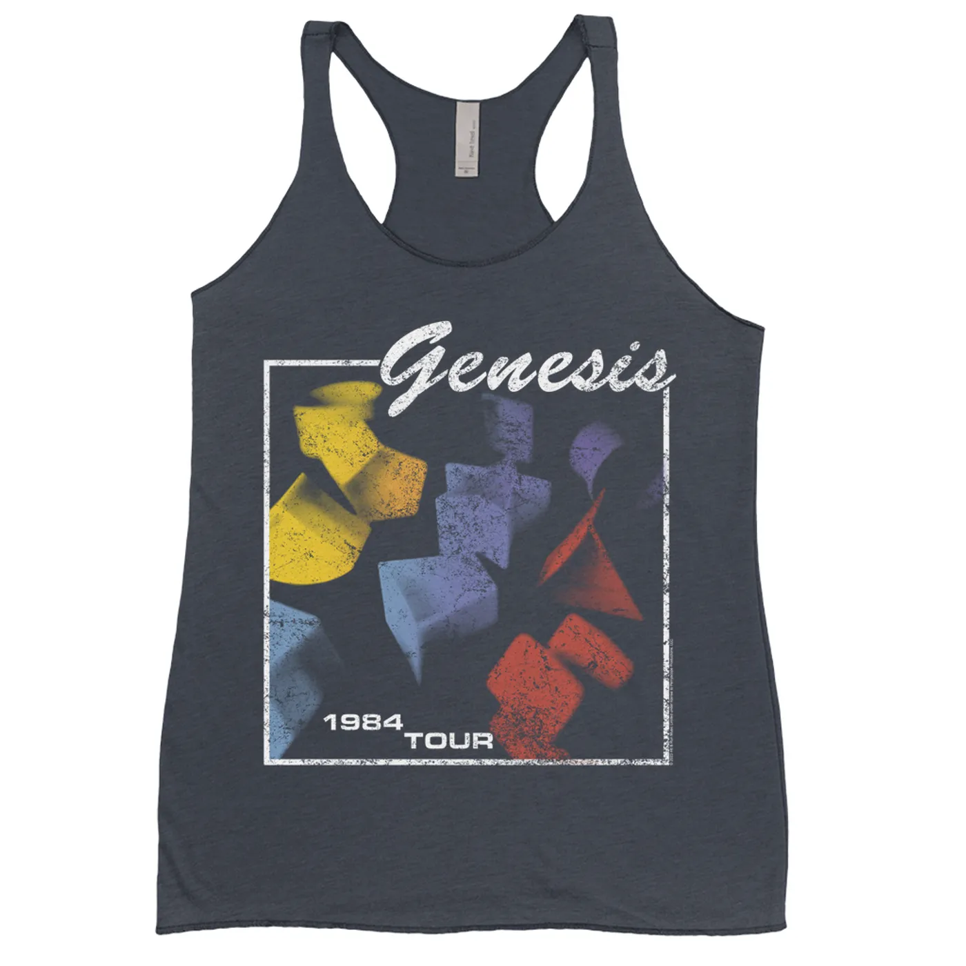Genesis Ladies' Tank Top | In Concert 1984 Tour Distressed Genesis Shirt