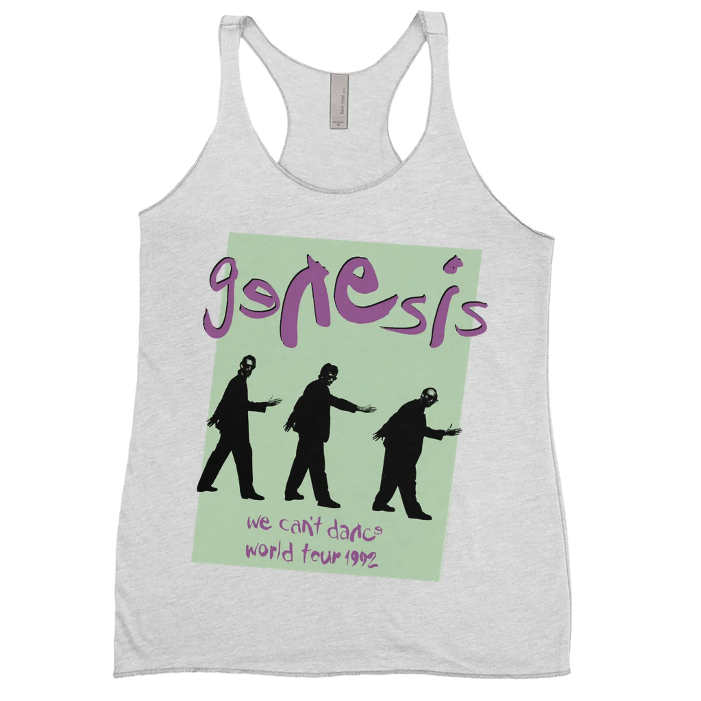 Genesis Ladies' Tank Top | 1992 World Tour We Can't Dance Pastel Genesis Shirt