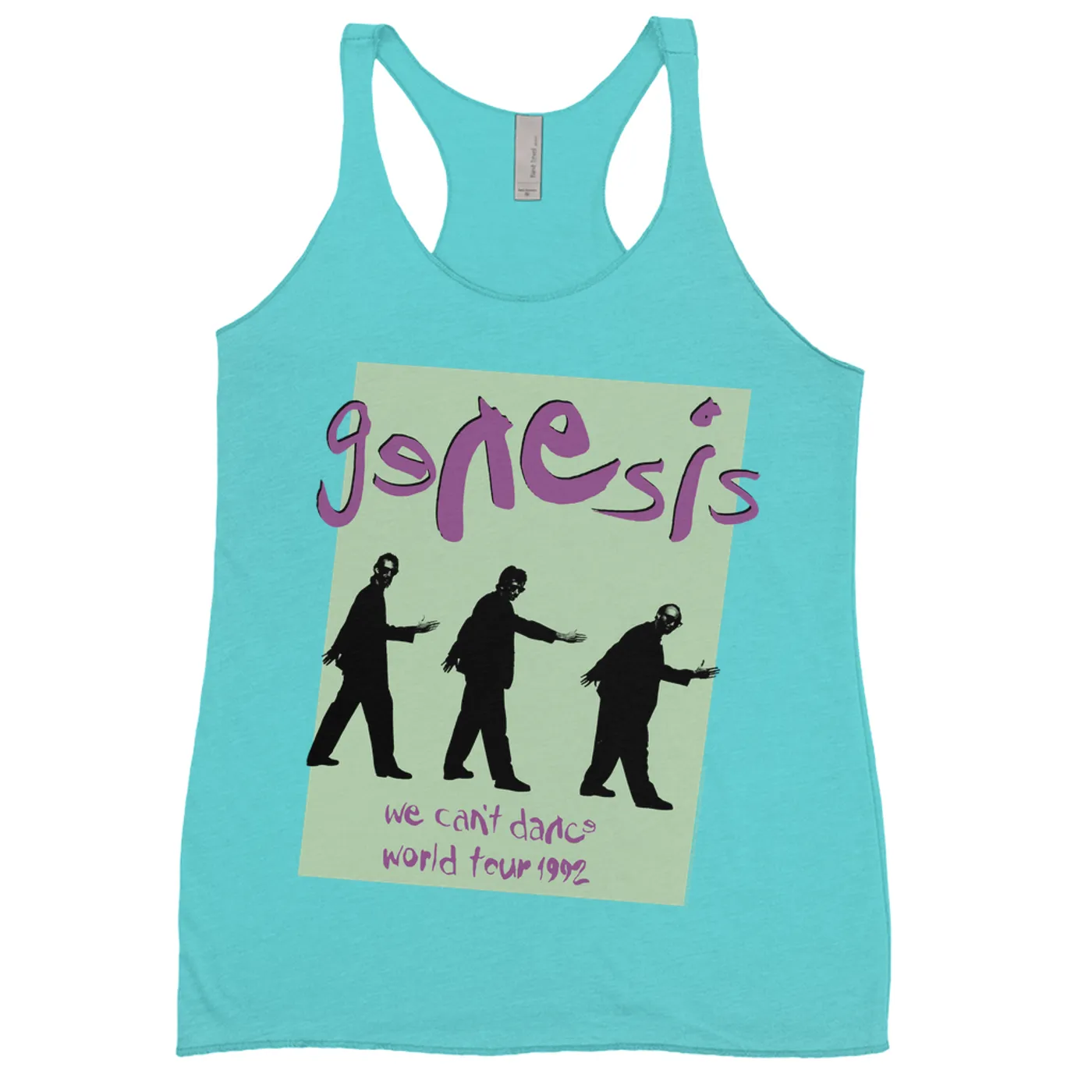 Genesis Ladies' Tank Top | 1992 World Tour We Can't Dance Pastel Genesis Shirt