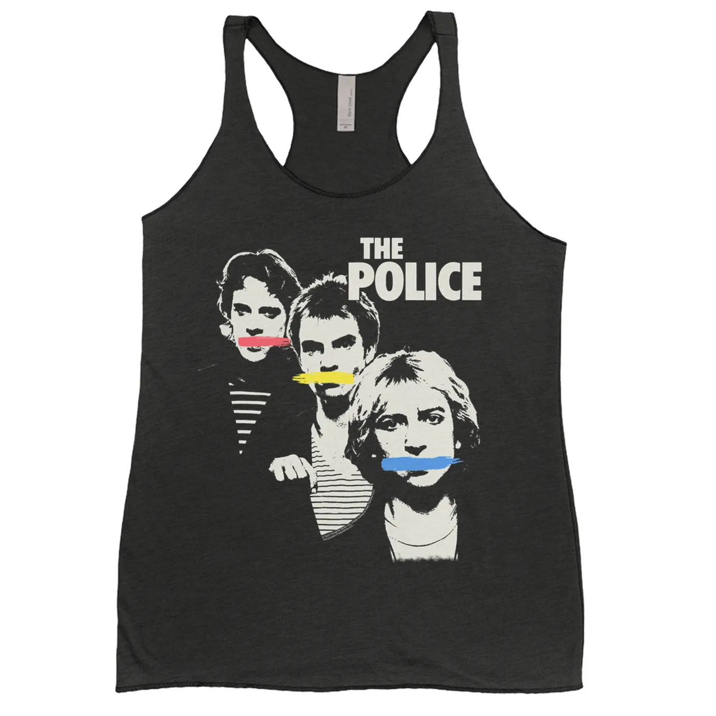 The Police Ladies' Tank Top | Synchronicity Trio Lips Sealed The Police Shirt
