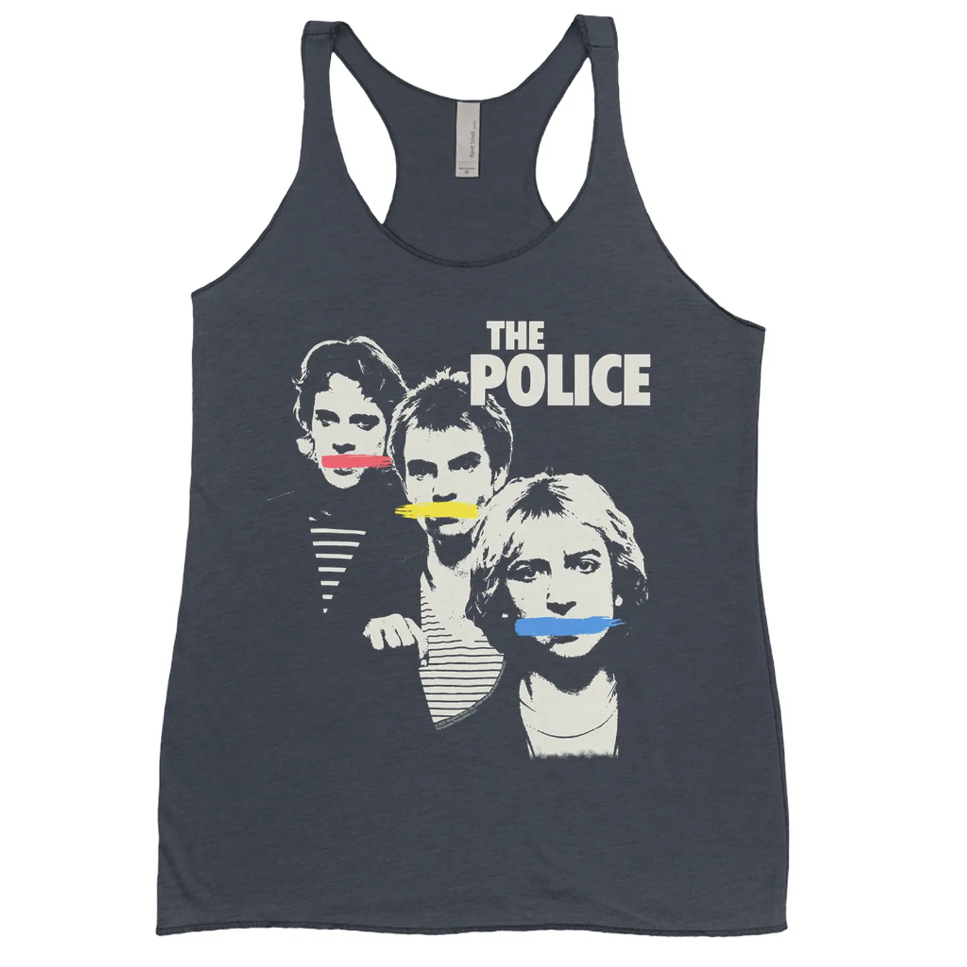 The Police Ladies' Tank Top | Synchronicity Trio Lips Sealed The Police Shirt