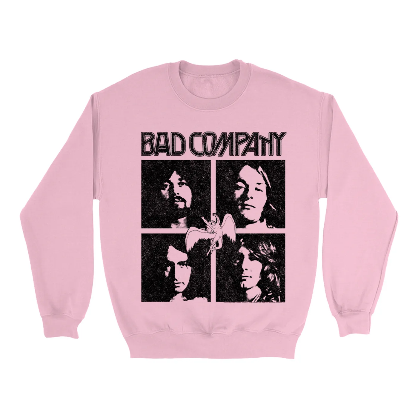 Bad Company Bright Colored Sweatshirt | The Early Years Band Design Bad Company Sweatshirt
