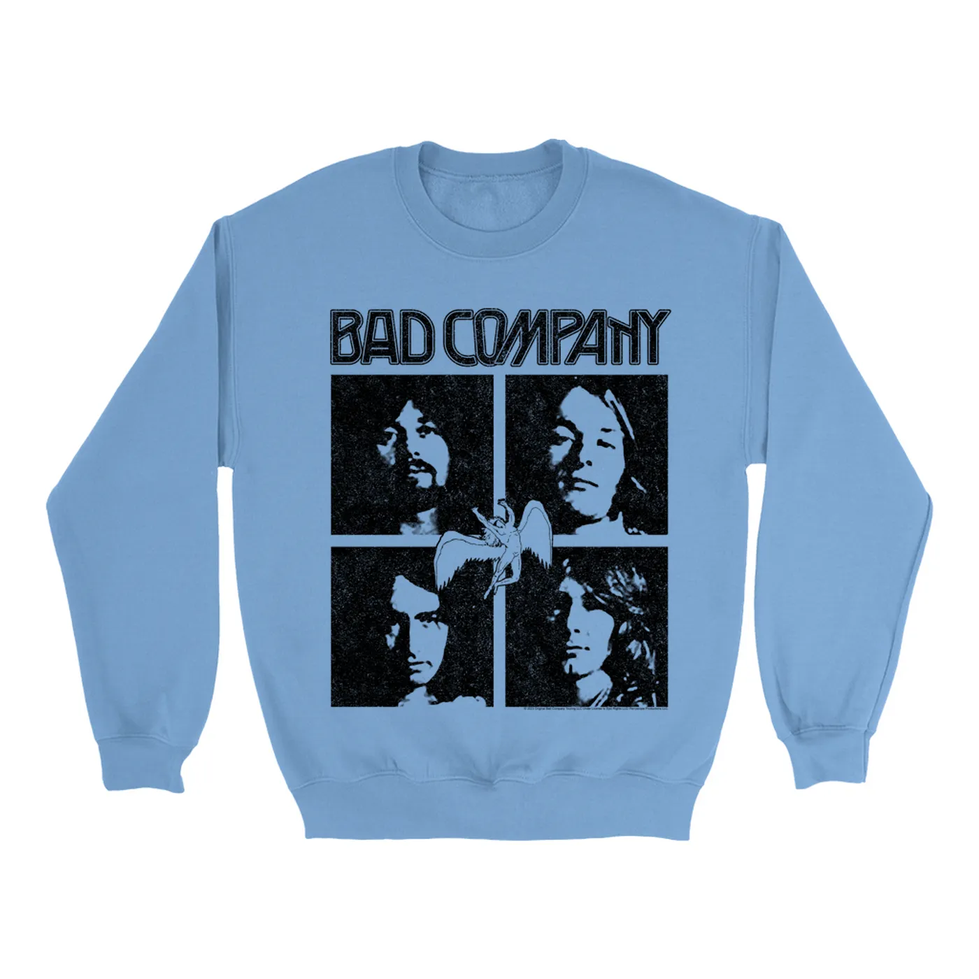 Bad Company Bright Colored Sweatshirt | The Early Years Band Design Bad Company Sweatshirt