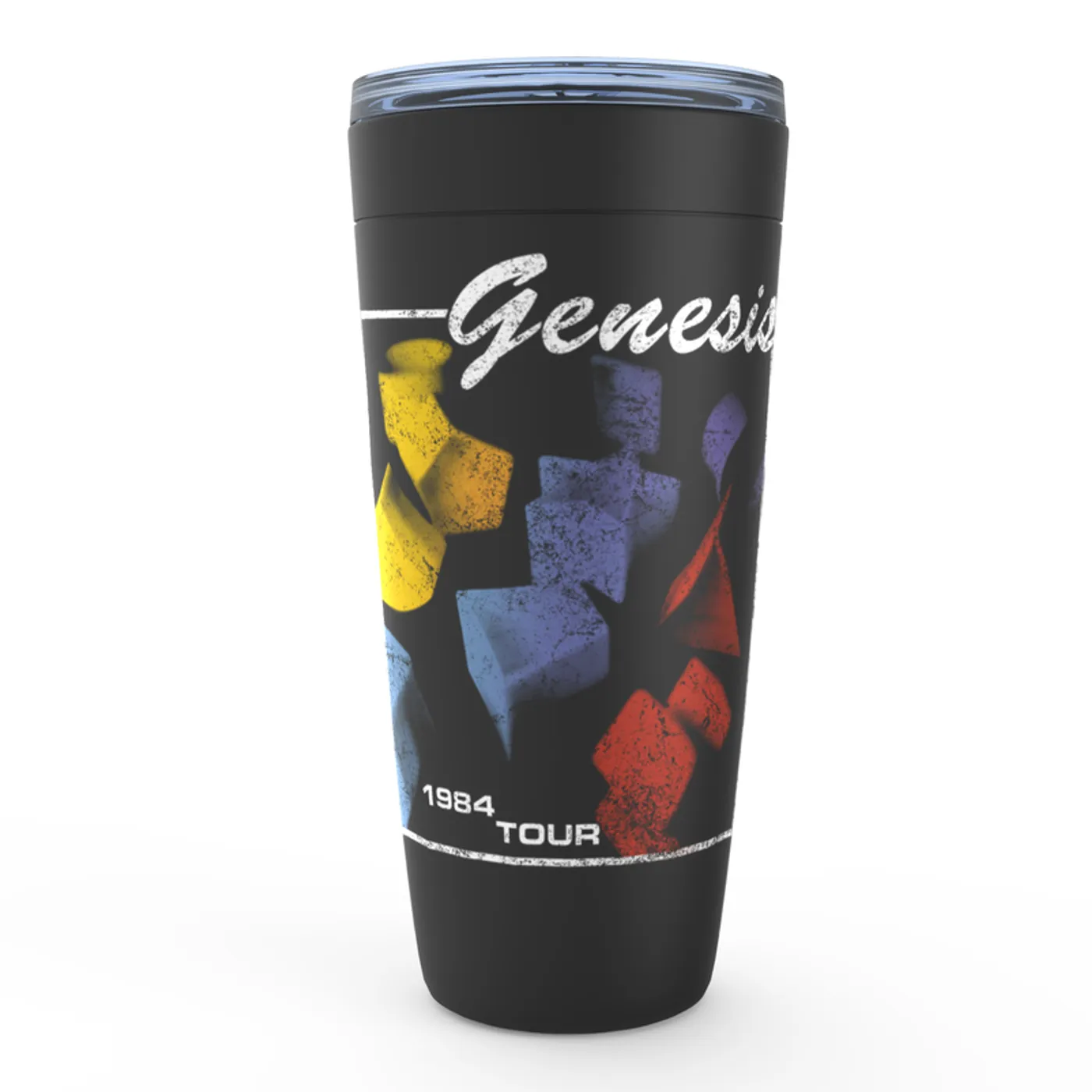 Genesis Viking Tumbler | In Concert 1984 Tour Distressed Genesis Tumbler