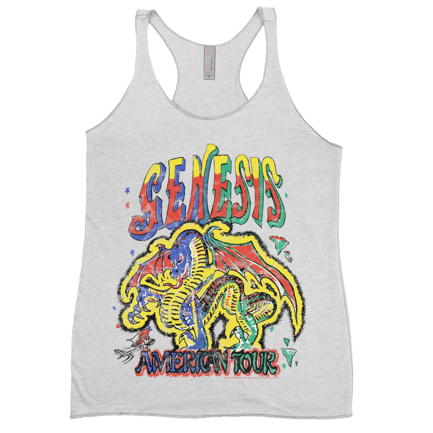 Genesis Ladies' Tank Top | Retro American Tour Dragon Genesis Shirt