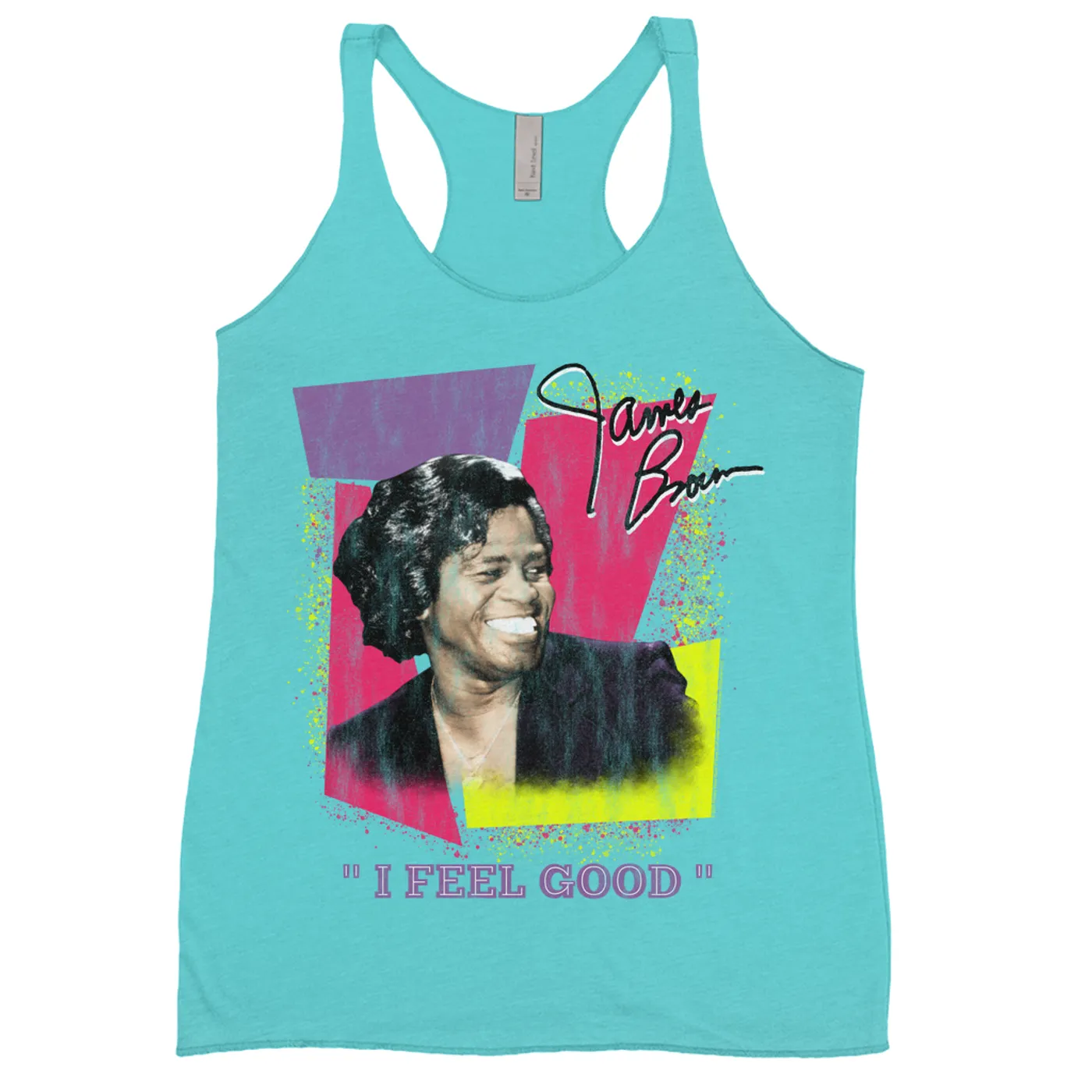 James Brown Ladies' Tank Top | Neon I Feel Good James Brown Shirt