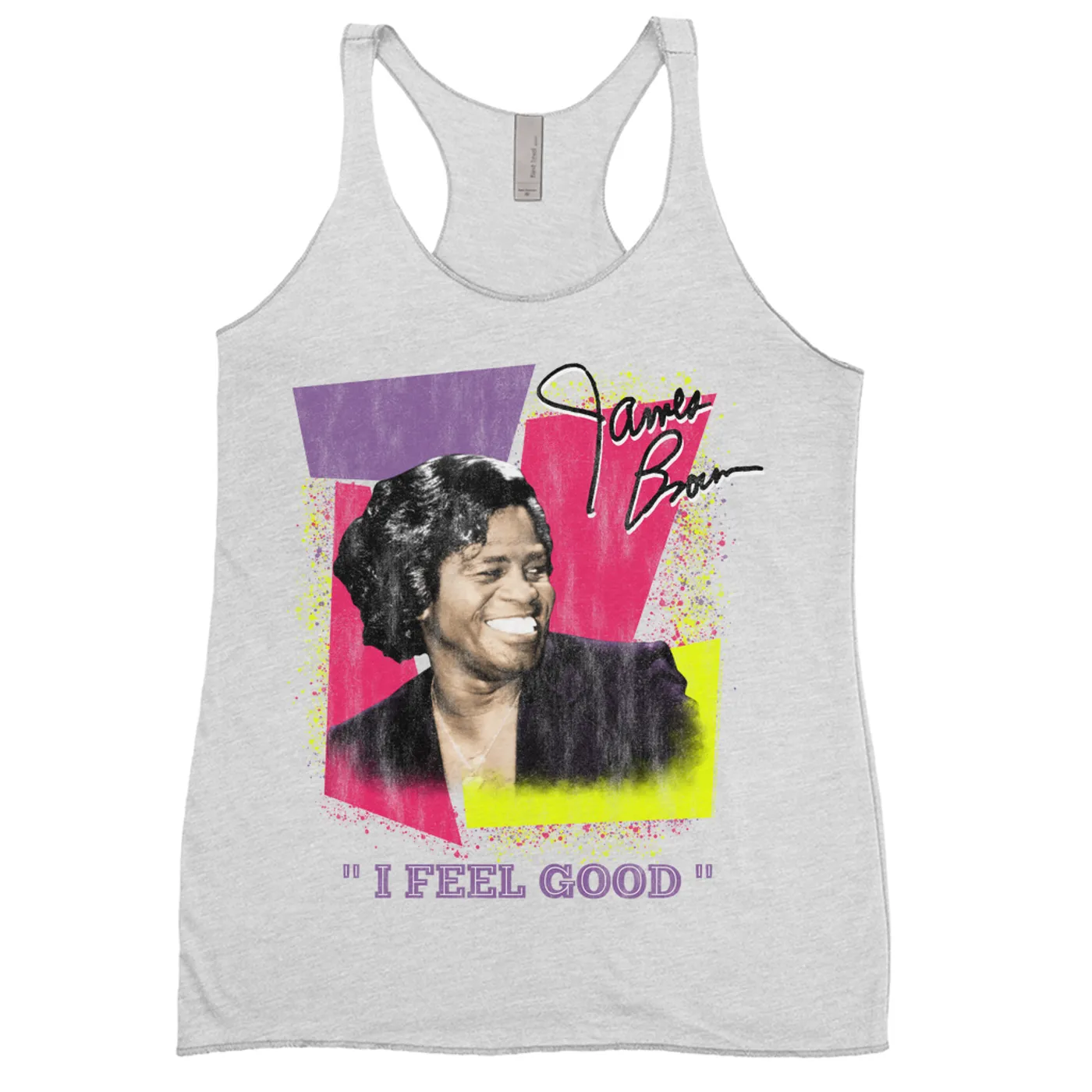 James Brown Ladies' Tank Top | Neon I Feel Good James Brown Shirt