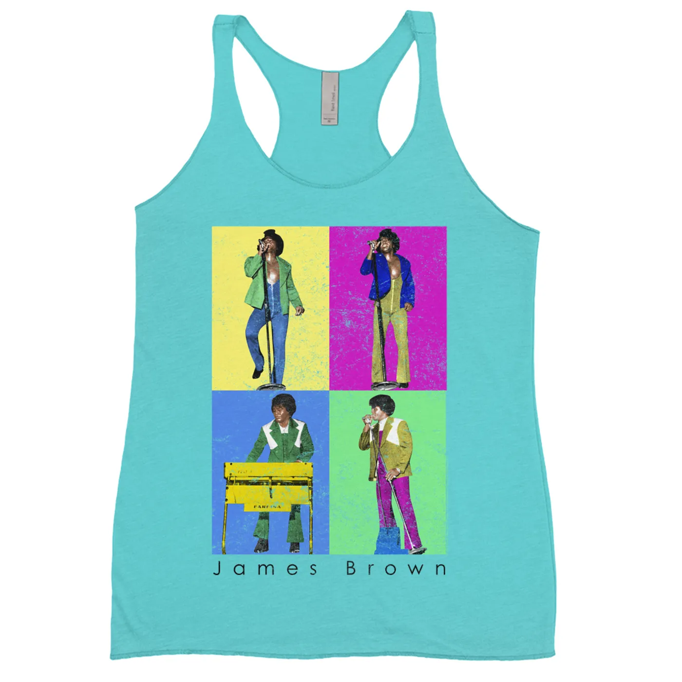 James Brown Ladies' Tank Top | Pop Art Sex Machine Dance Moves James Brown Shirt