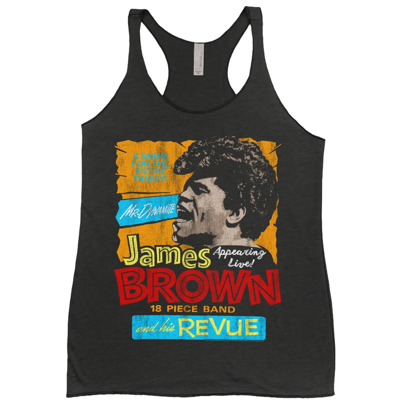 James Brown Ladies' Tank Top | A Show For The Family WIth Mr. Dynamite And His Revue James Brown Shirt