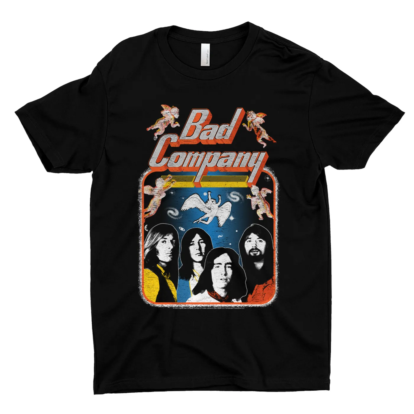 Bad Company T-Shirt | Vintage Burnin' Through America Tour Distressed Bad Company Shirt