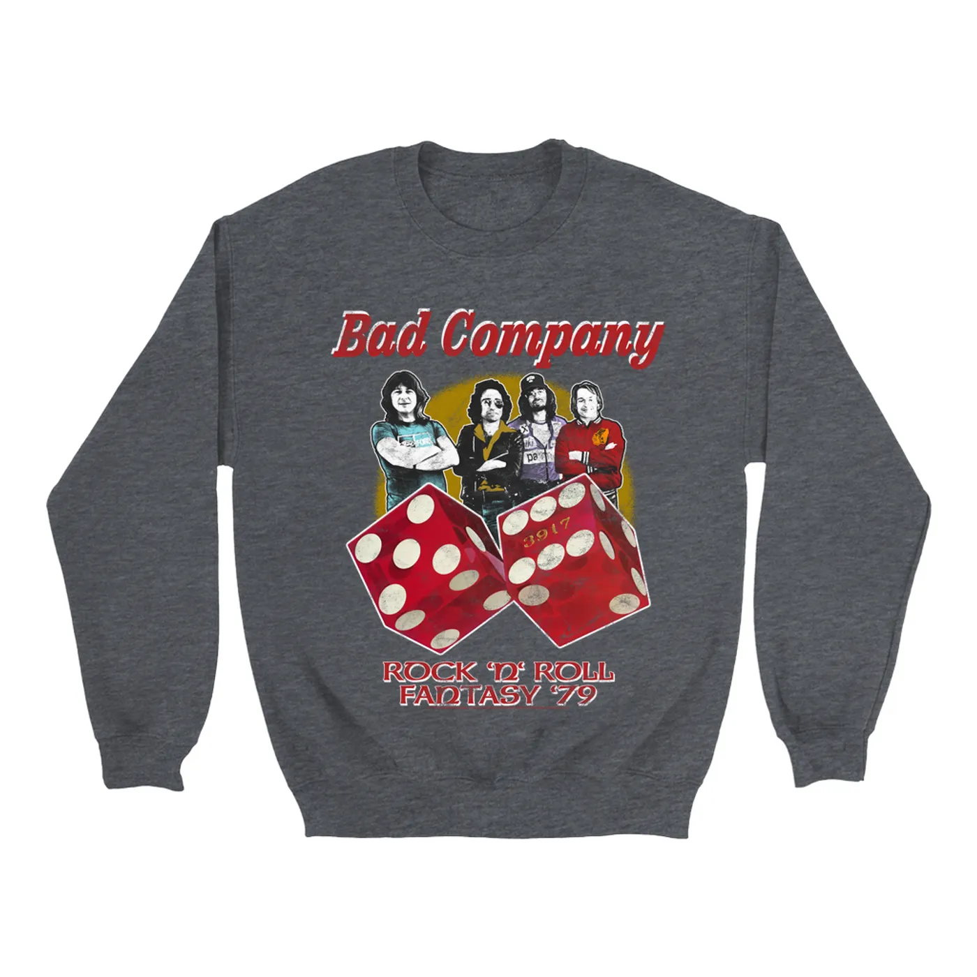 Bad Company Sweatshirt | 79 Rock N' Roll Fantasy Retro Distressed Bad Company Sweatshirt