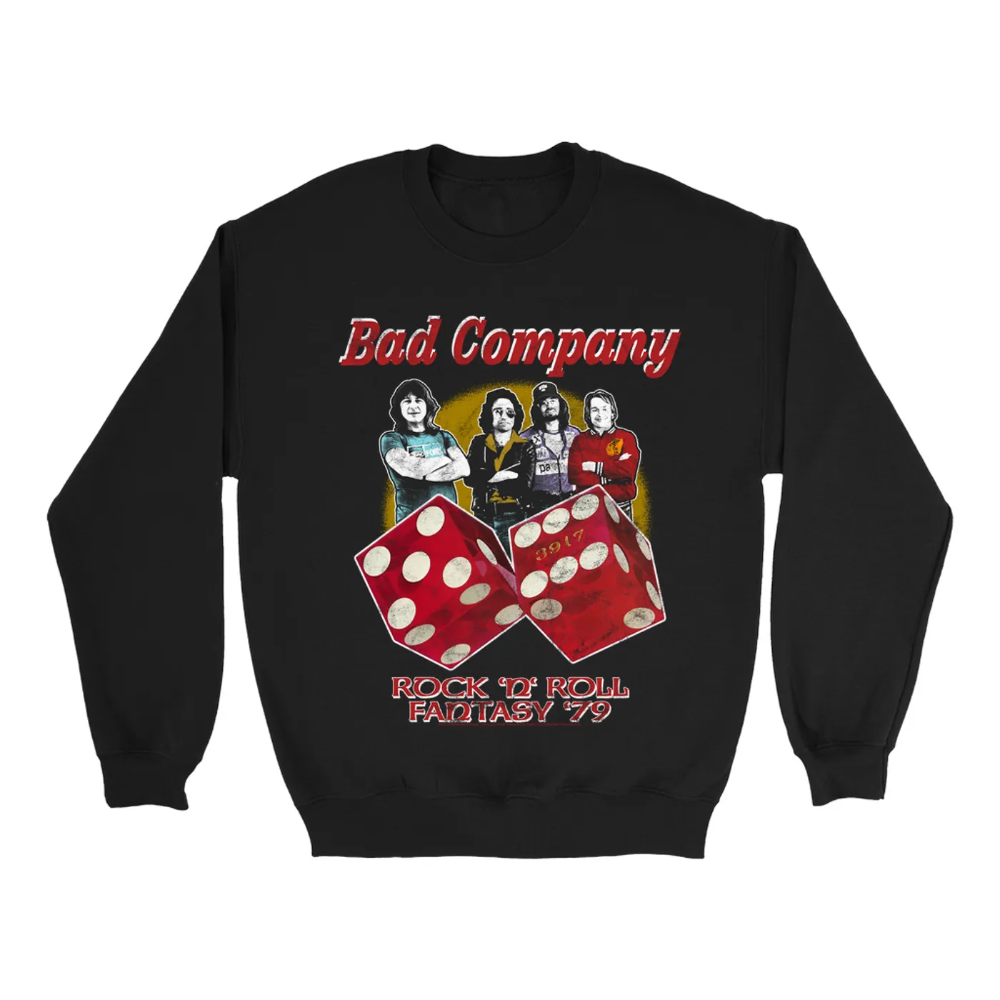 Bad Company Sweatshirt | 79 Rock N' Roll Fantasy Retro Distressed Bad Company Sweatshirt