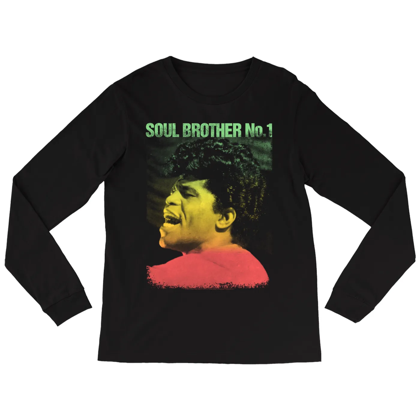 James Brown Long Sleeve Shirt | Soul Brother No. 1 Ombre James Brown Shirt