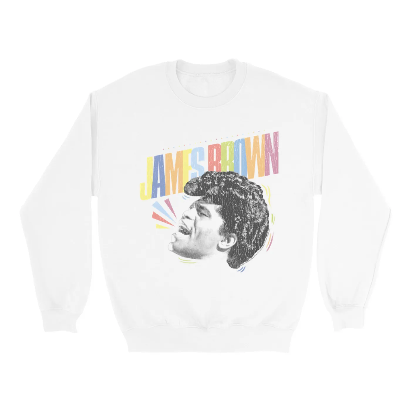 James Brown Sweatshirt | Say It Loud Pastel Colorful Design James Brown Sweatshirt