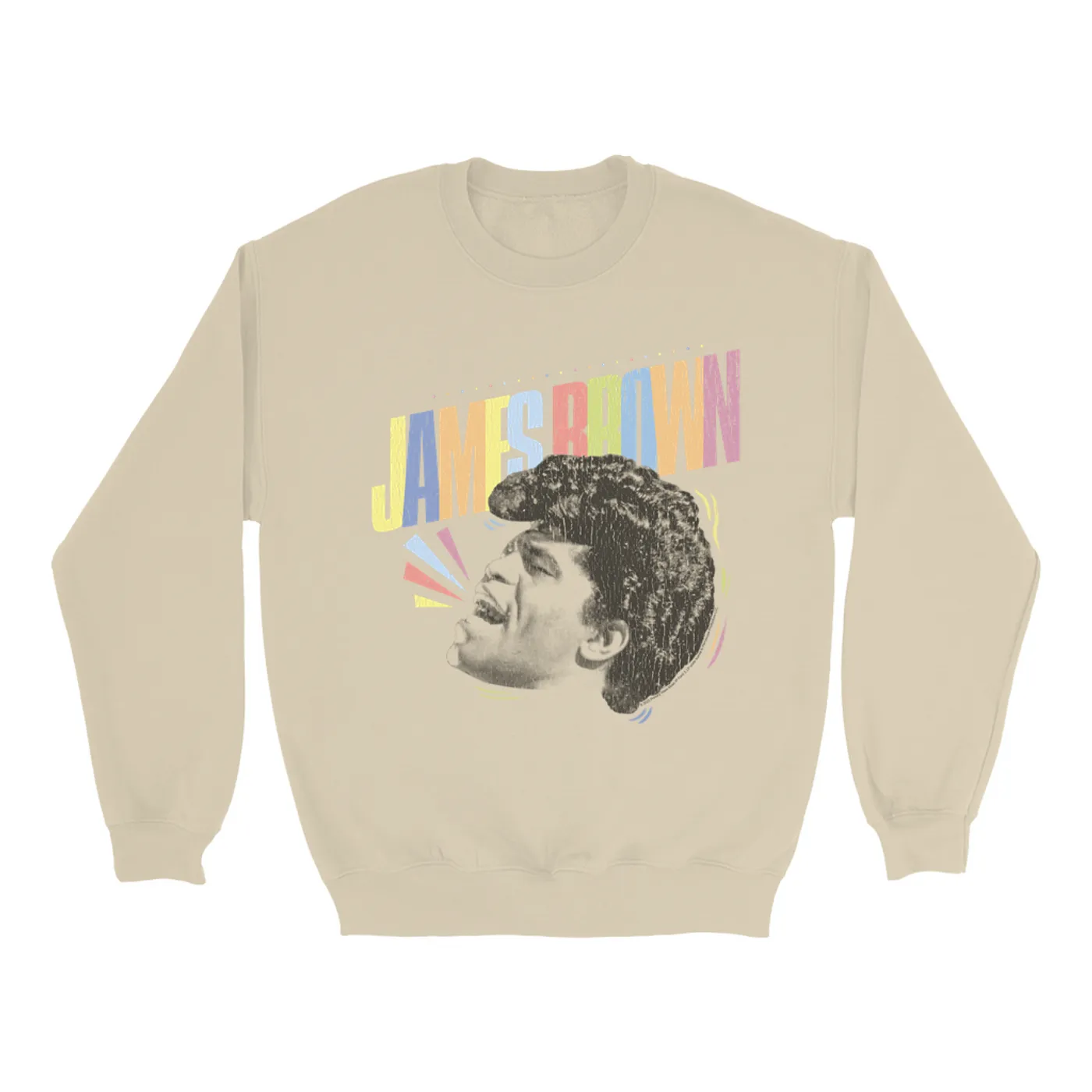 James Brown Sweatshirt | Say It Loud Pastel Colorful Design James Brown Sweatshirt