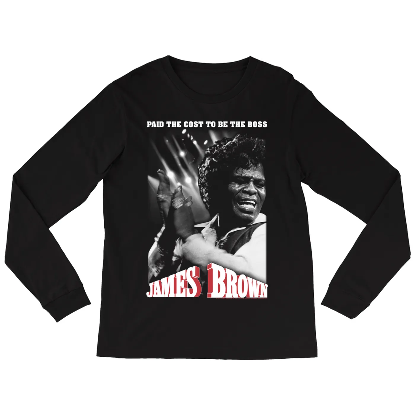 James Brown Long Sleeve Shirt | Paid The Cost To The Boss James Brown Shirt