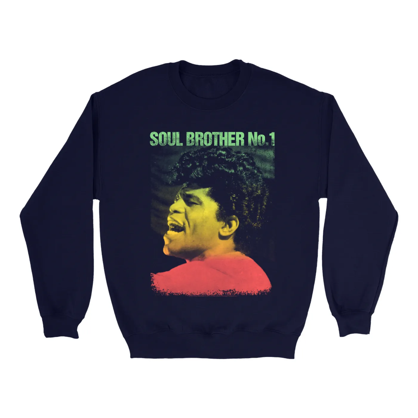 James Brown Sweatshirt | Soul Brother No. 1 Ombre James Brown Sweatshirt