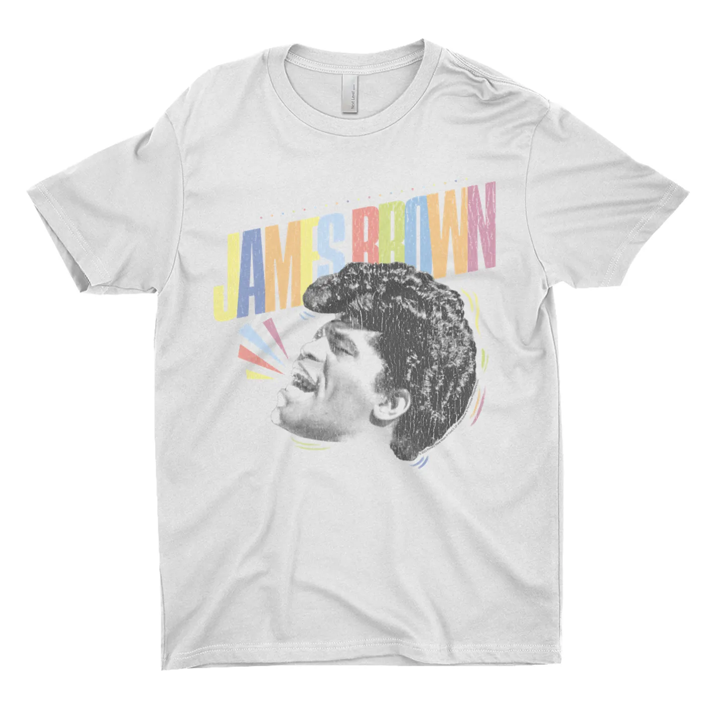 James Brown T-Shirt | Say It Loud Pastel Colorful Design James Brown Shirt