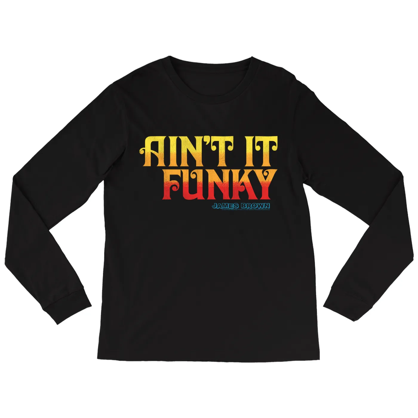 James Brown Long Sleeve Shirt | Ain't It Funky Groovy Design James Brown Shirt