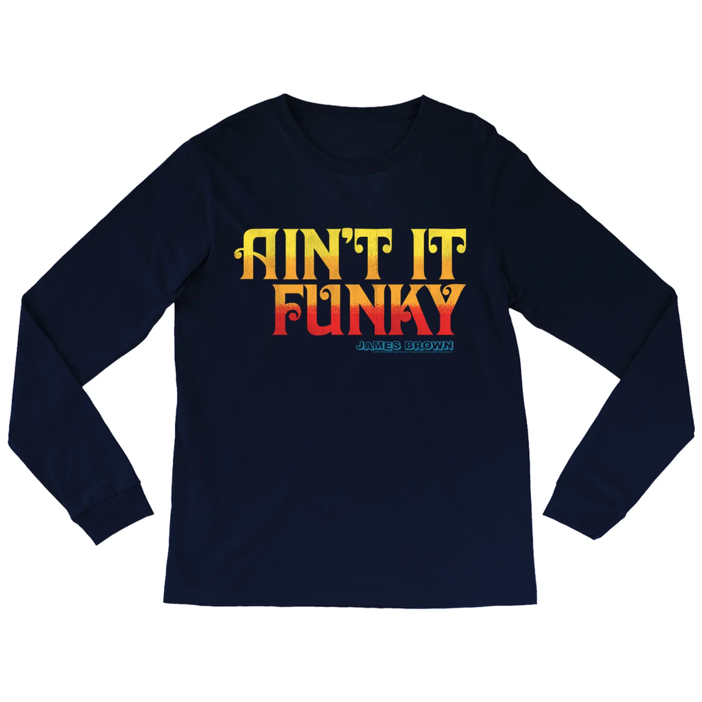 James Brown Long Sleeve Shirt | Ain't It Funky Groovy Design James Brown Shirt