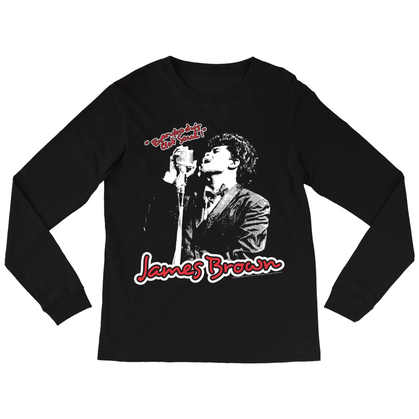 James Brown Long Sleeve Shirt | Everybody's Got Soul! Design James Brown Shirt