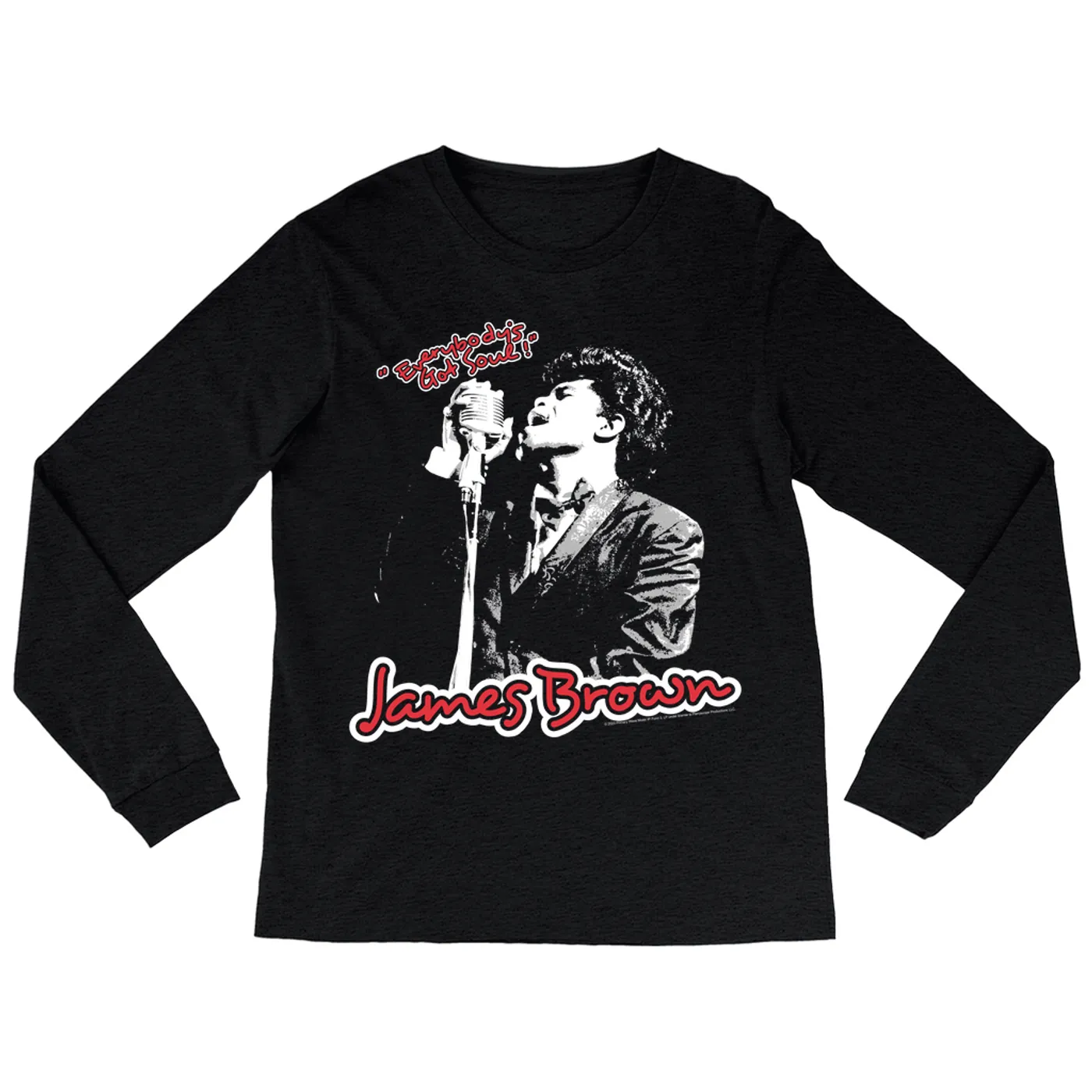 James Brown Long Sleeve Shirt | Everybody's Got Soul! Design James Brown Shirt