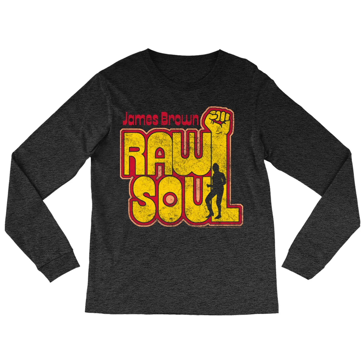 James Brown Long Sleeve Shirt | Raw Soul Distressed James Brown Shirt