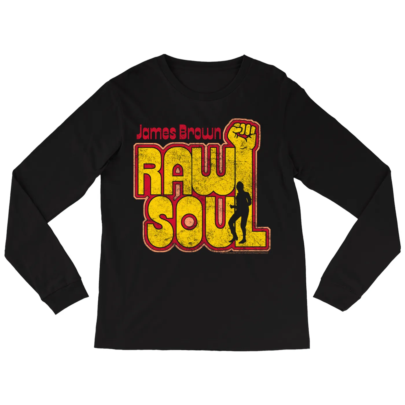James Brown Long Sleeve Shirt | Raw Soul Distressed James Brown Shirt