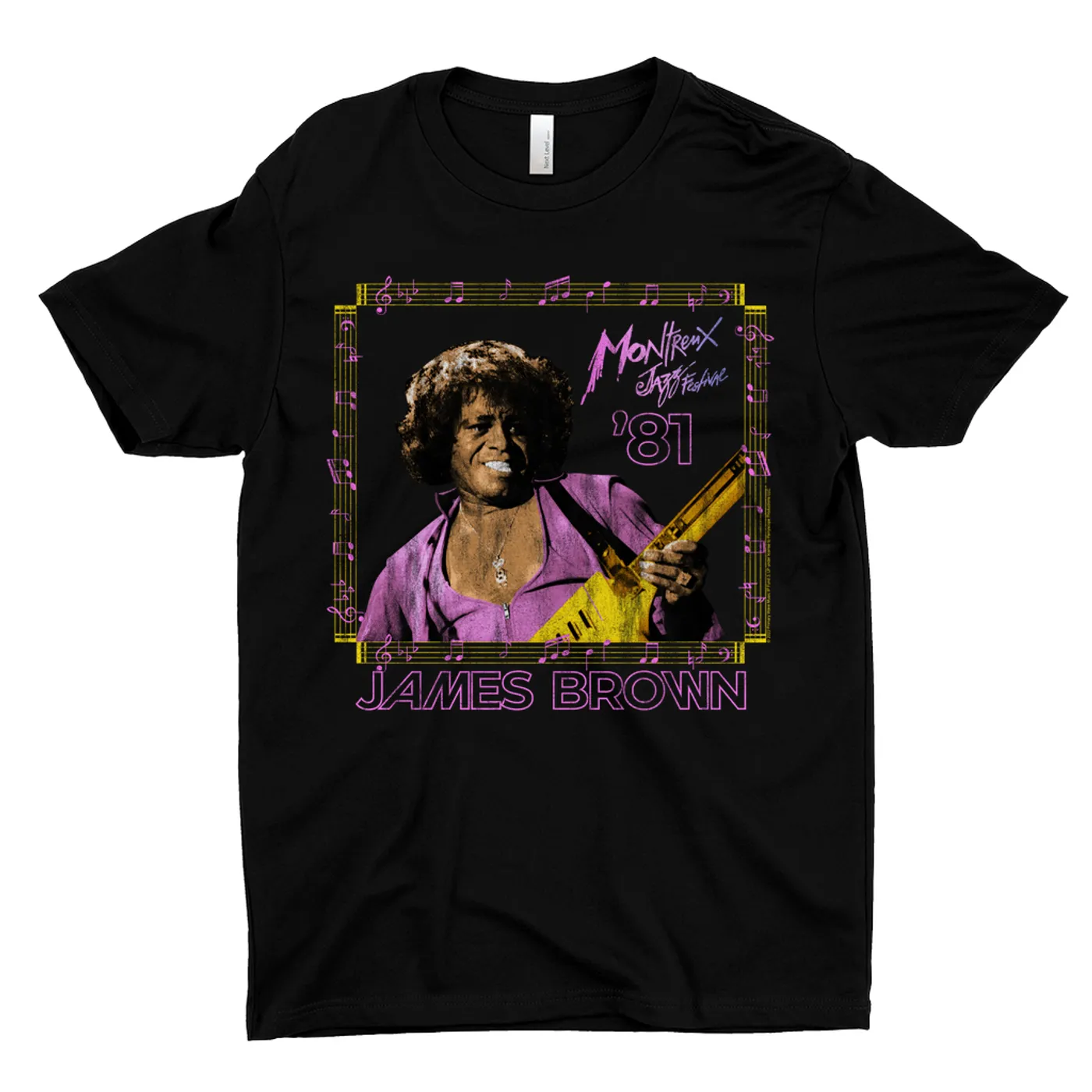 James Brown T-Shirt | Montreux Jazz Festival 1981 James Brown Shirt