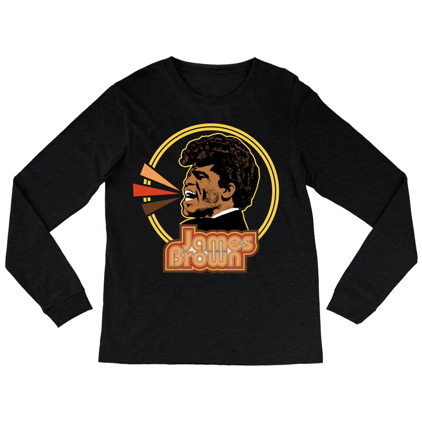 James Brown Long Sleeve Shirt | Posterized Say It Loud James Brown Shirt