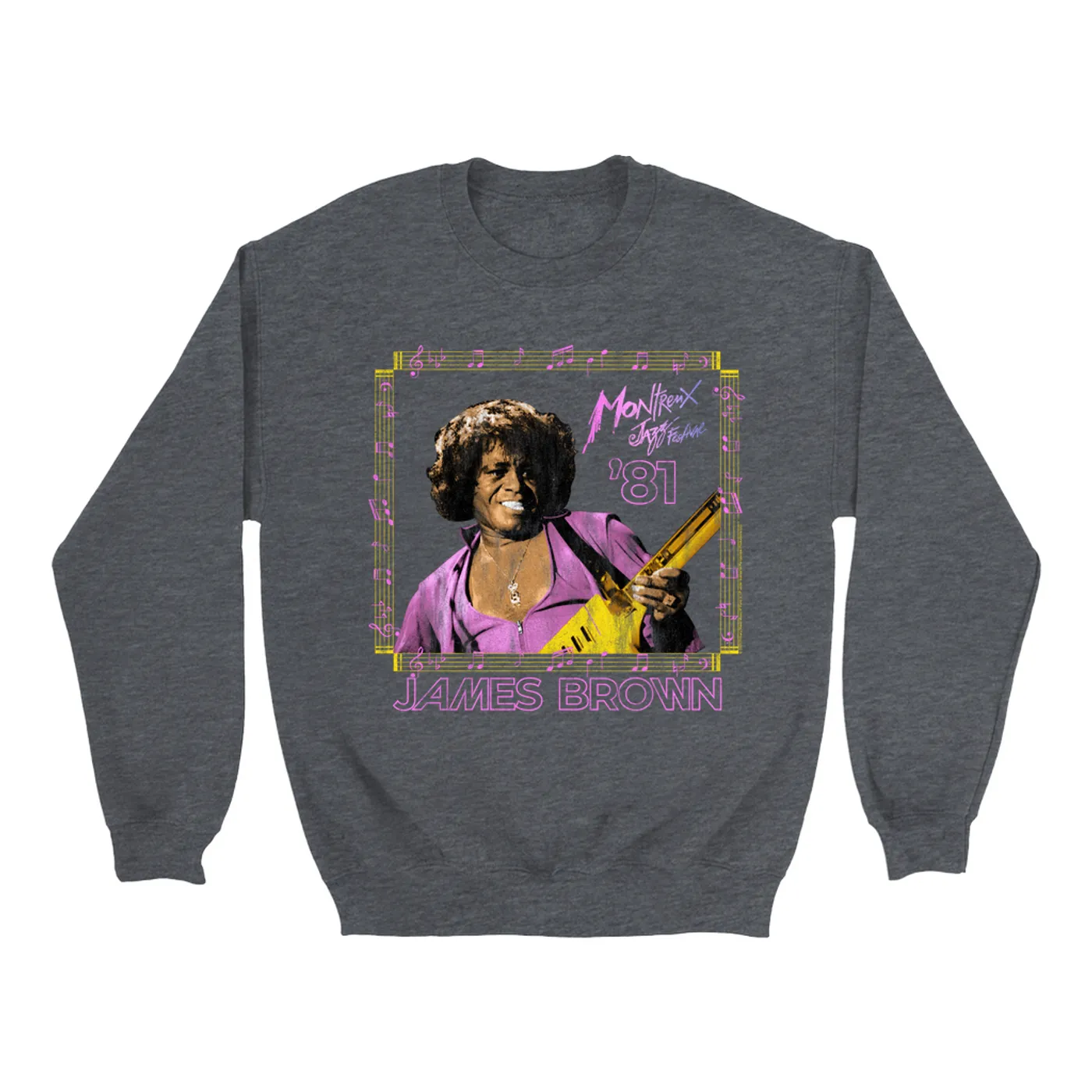 James Brown Sweatshirt | Montreux Jazz Festival 1981 James Brown Sweatshirt