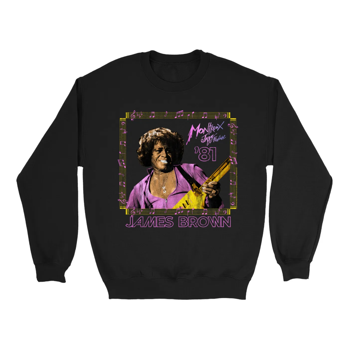 James Brown Sweatshirt | Montreux Jazz Festival 1981 James Brown Sweatshirt