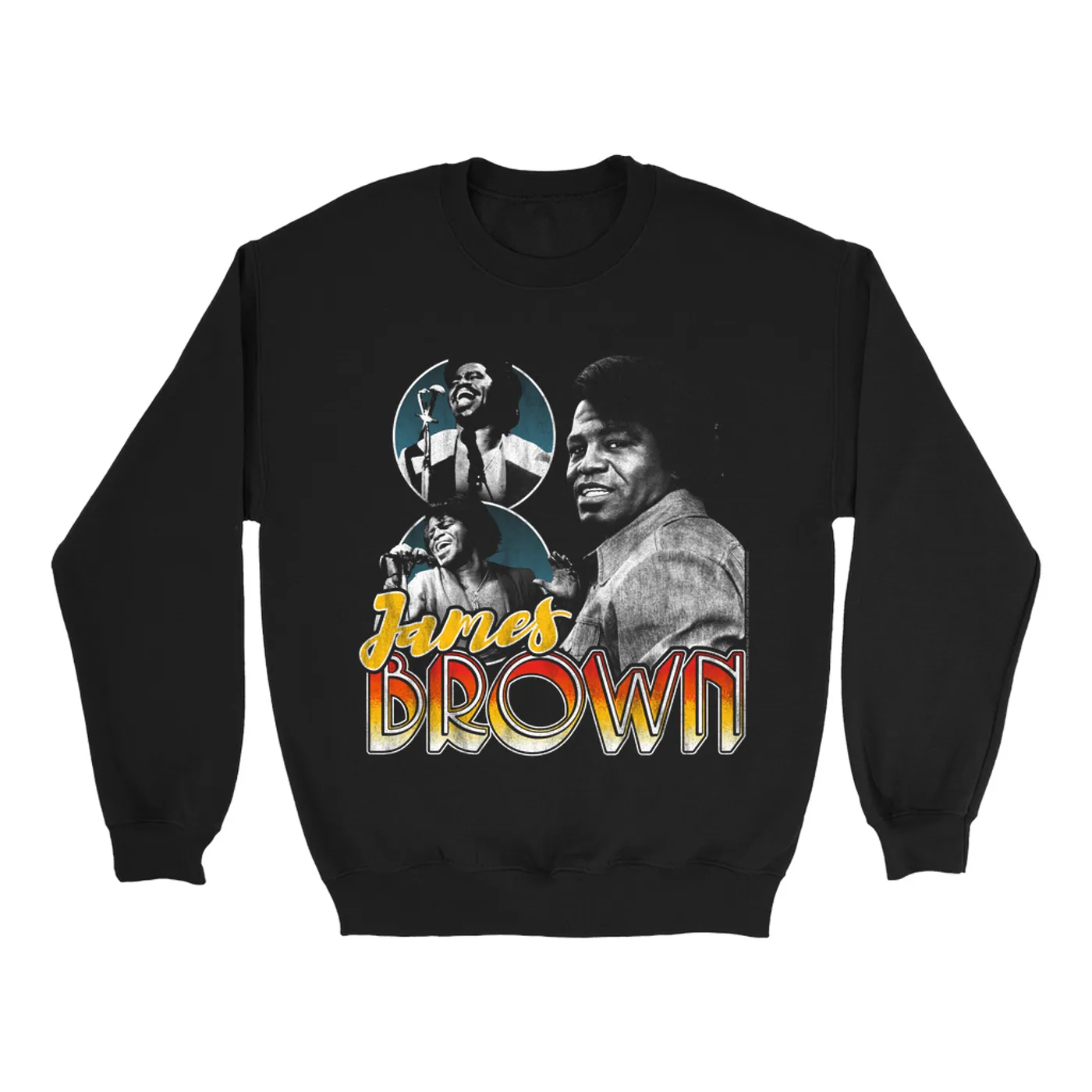 James Brown Sweatshirt | Retro Godfather Of Soul Collage James Brown Sweatshirt