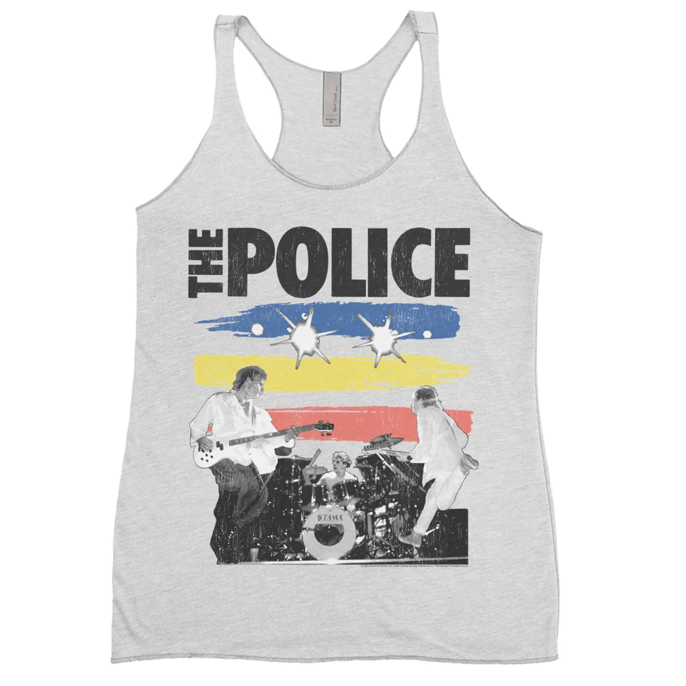 The Police Ladies' Tank Top | Synchronicity Live In Concert The Police Shirt