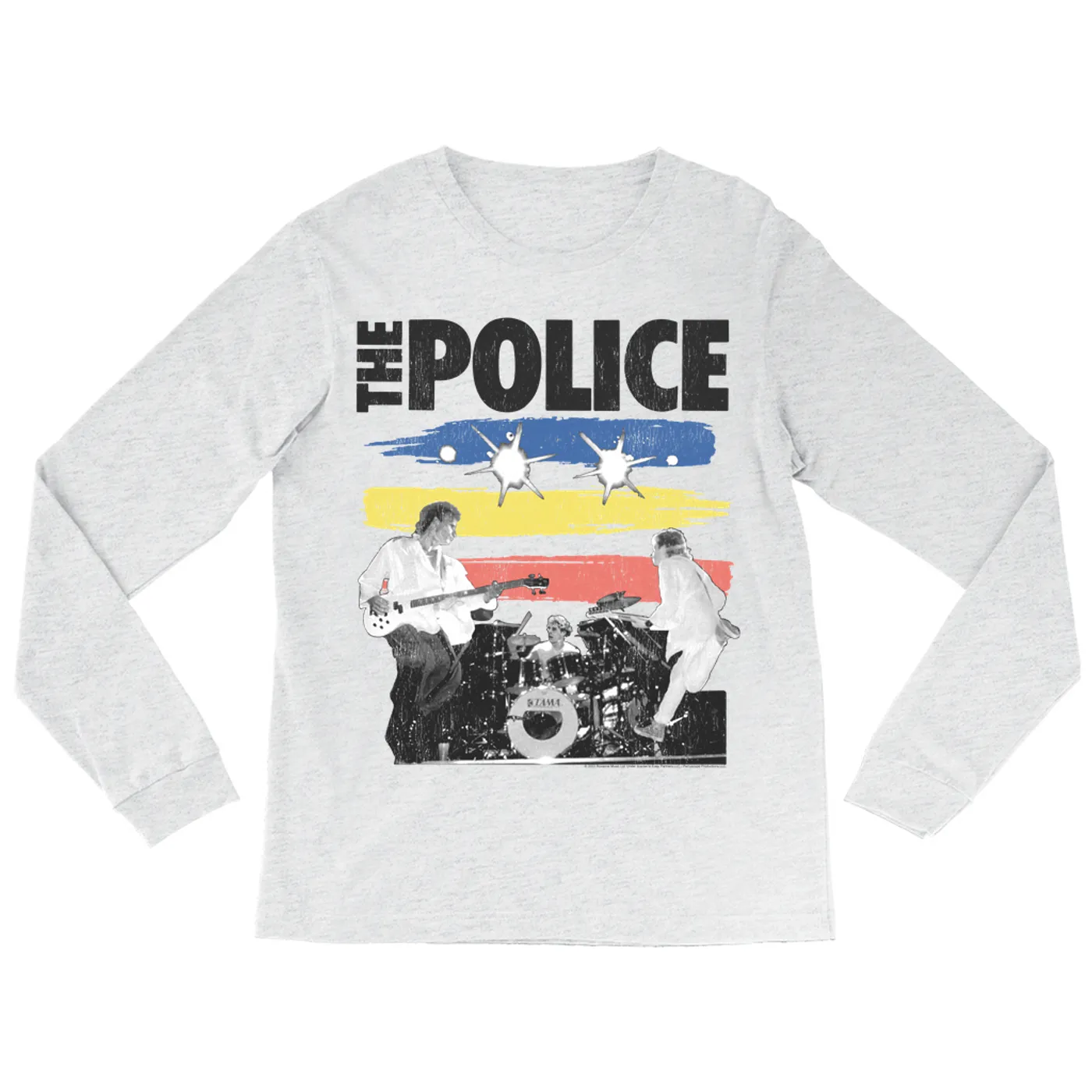 The Police Long Sleeve Shirt | Synchronicity Live In Concert The Police Shirt