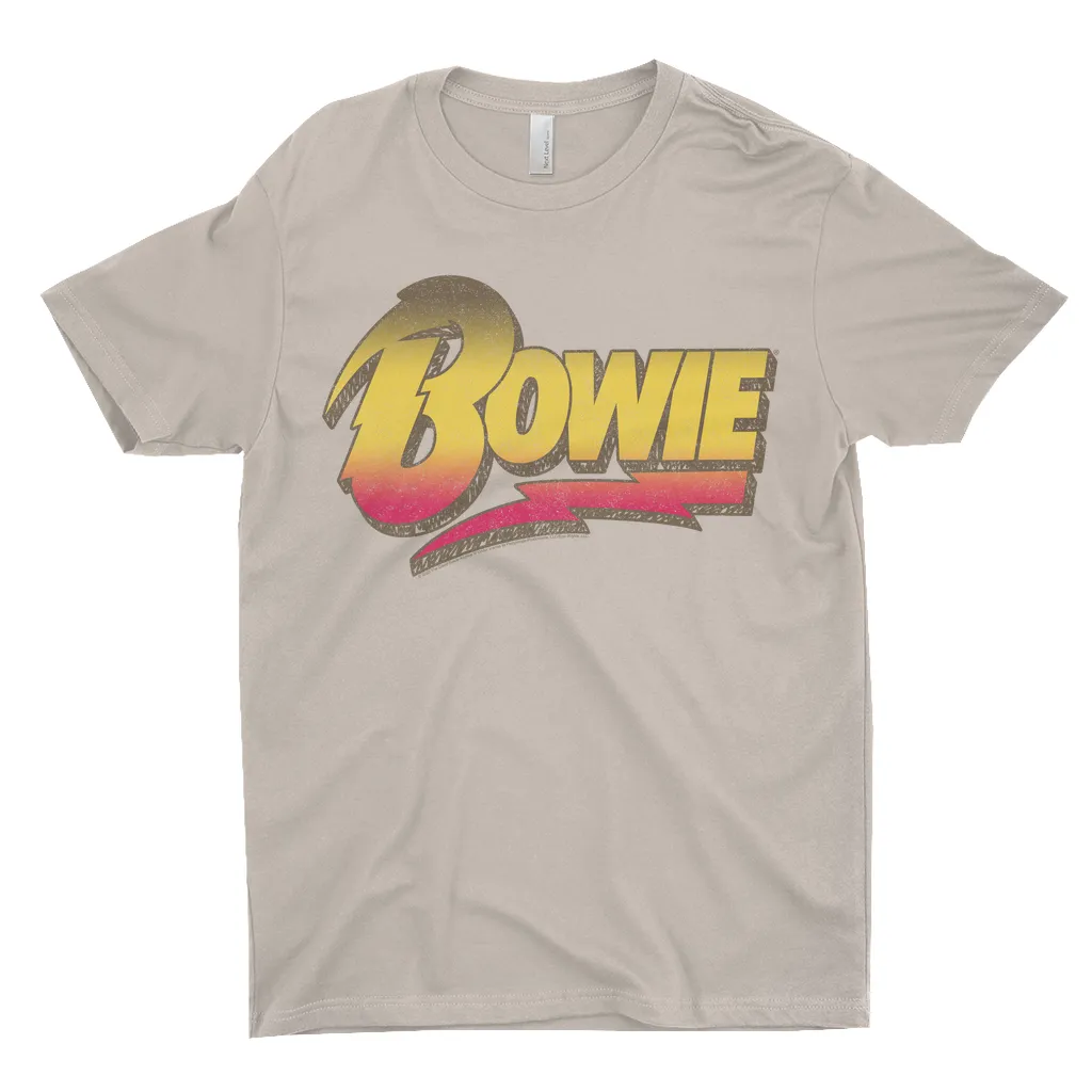 T-Shirt | Funky Bolt Logo Ombre Distressed Shirt