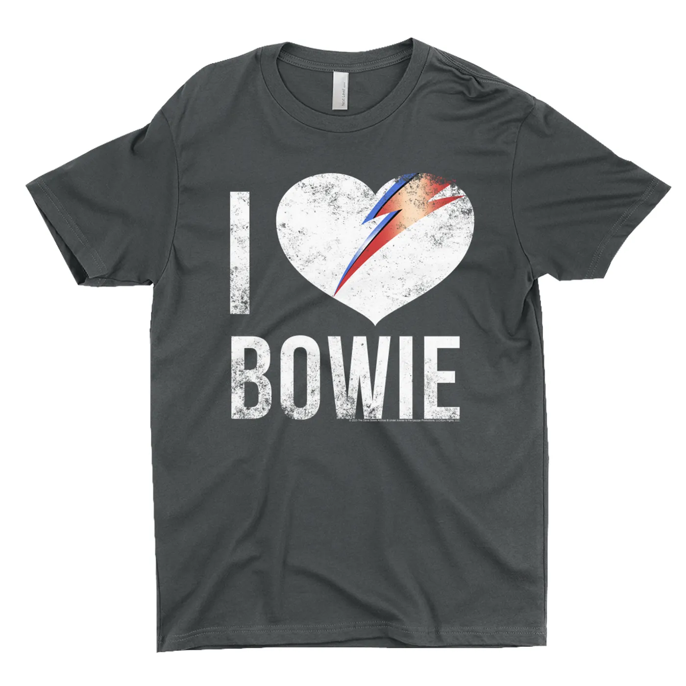David Bowie T-Shirt | I Heart Bowie Distressed David Bowie Shirt
