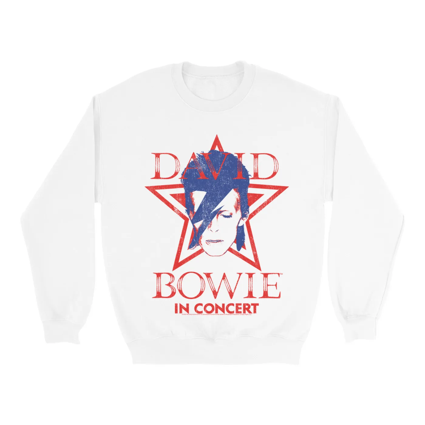 David Bowie Sweatshirt | Aladdin Sane Star Power David Bowie Sweatshirt