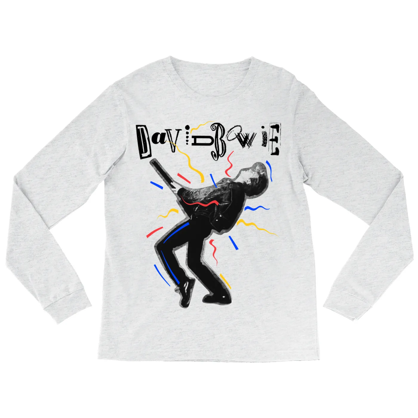 David Bowie Long Sleeve Shirt | The Glass Spider Tour Colorful Image (Merchbar Exclusive) David Bowie Shirt