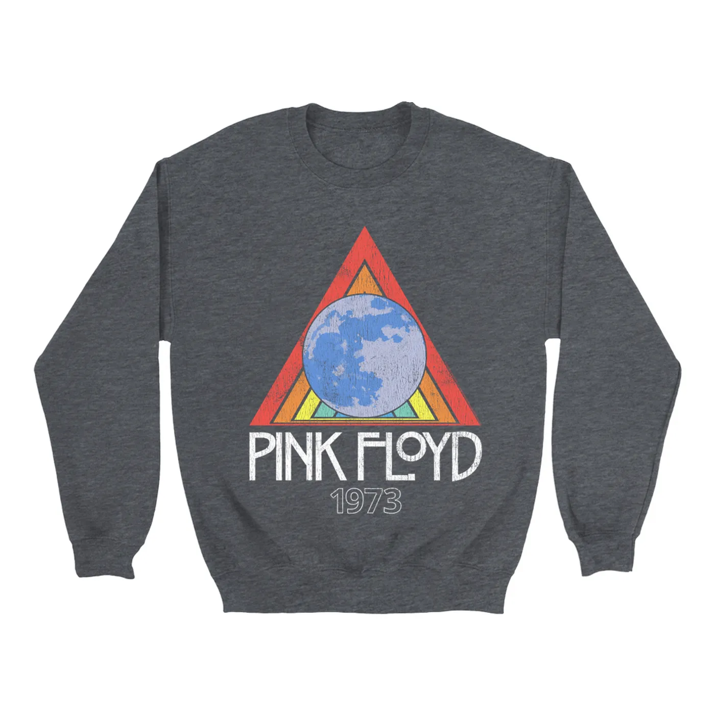 Pink Floyd Sweatshirt | 1973 Gone Global Distressed Pink Floyd Sweatshirt