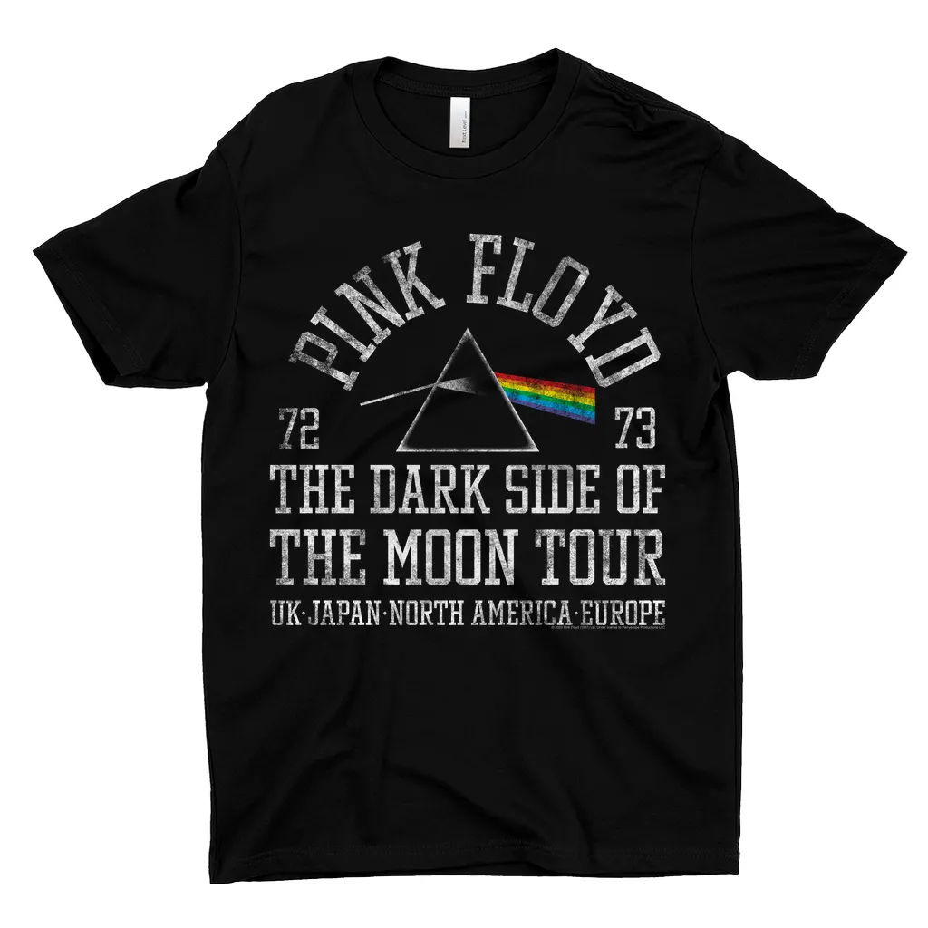 T-Shirt | Dark Side Of The Moon World Tour 72-73 Distressed Shirt