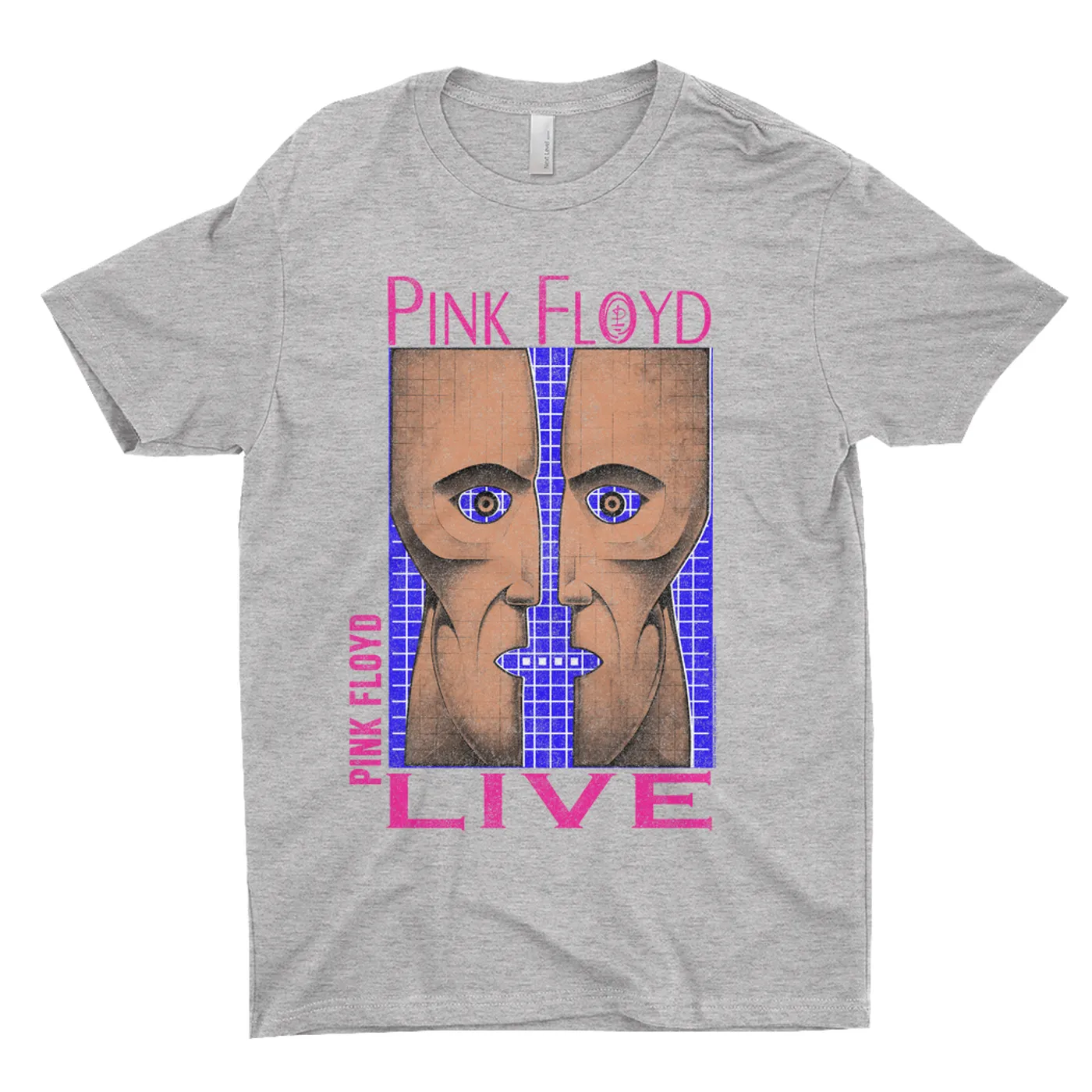 Pink Floyd T-Shirt | Neon Blue Pink Division Bell Pink Floyd Shirt