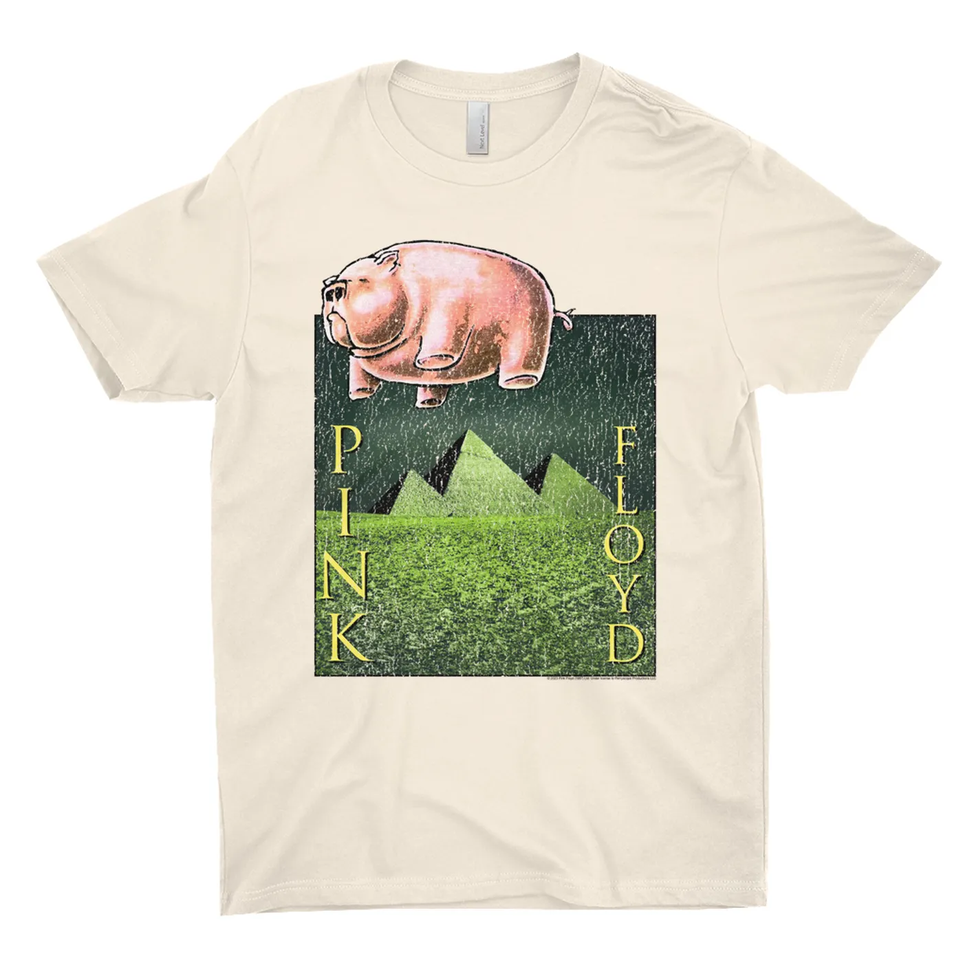 Pink Floyd T-Shirt | Animals Meets The Pyramids Distressed Pink Floyd Shirt