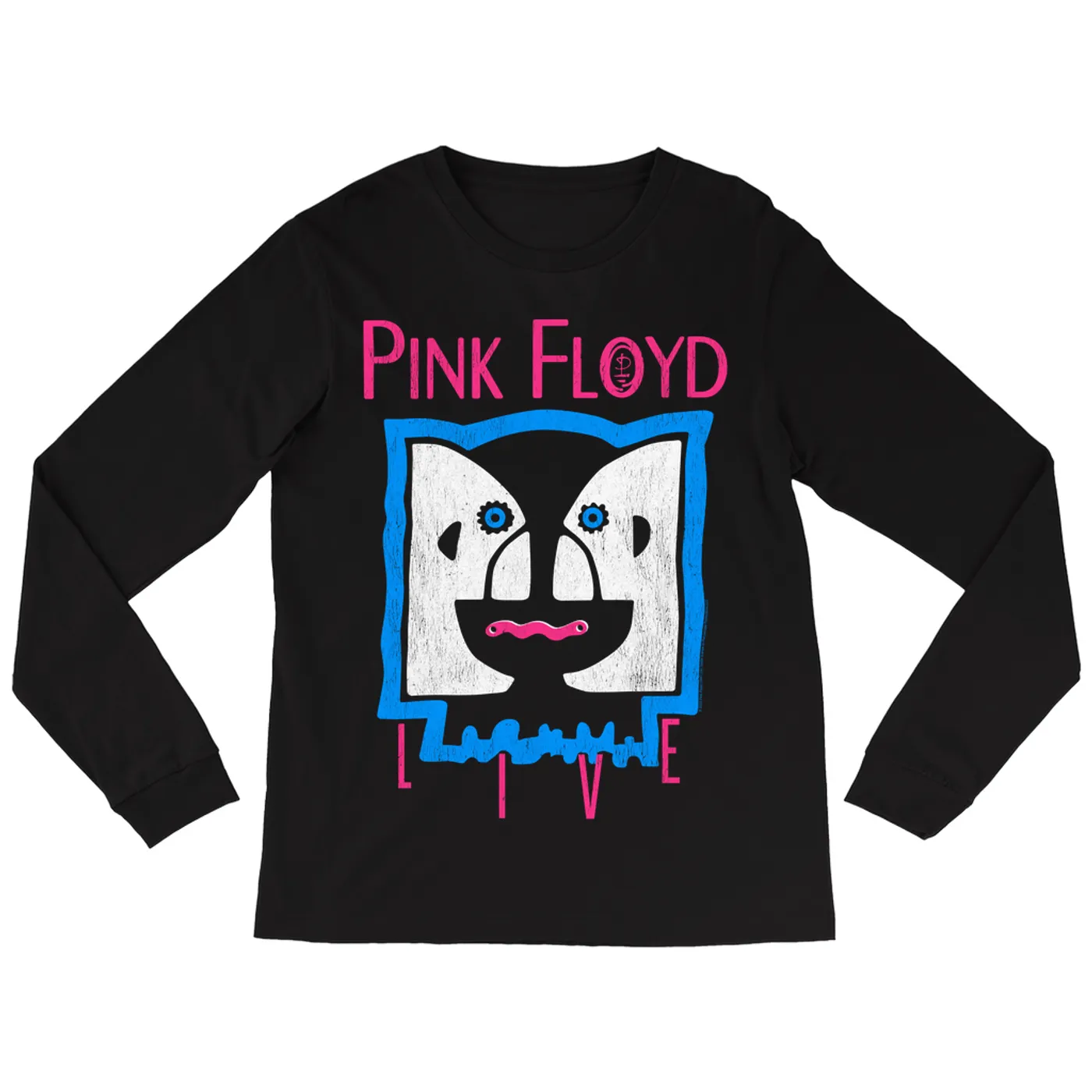 Pink Floyd Long Sleeve Shirt | Division Bell LIVE Distressed Pink Floyd Shirt