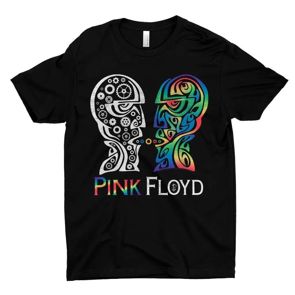 T-Shirt | Division Bell Colorful Tribal Design Distressed Shirt