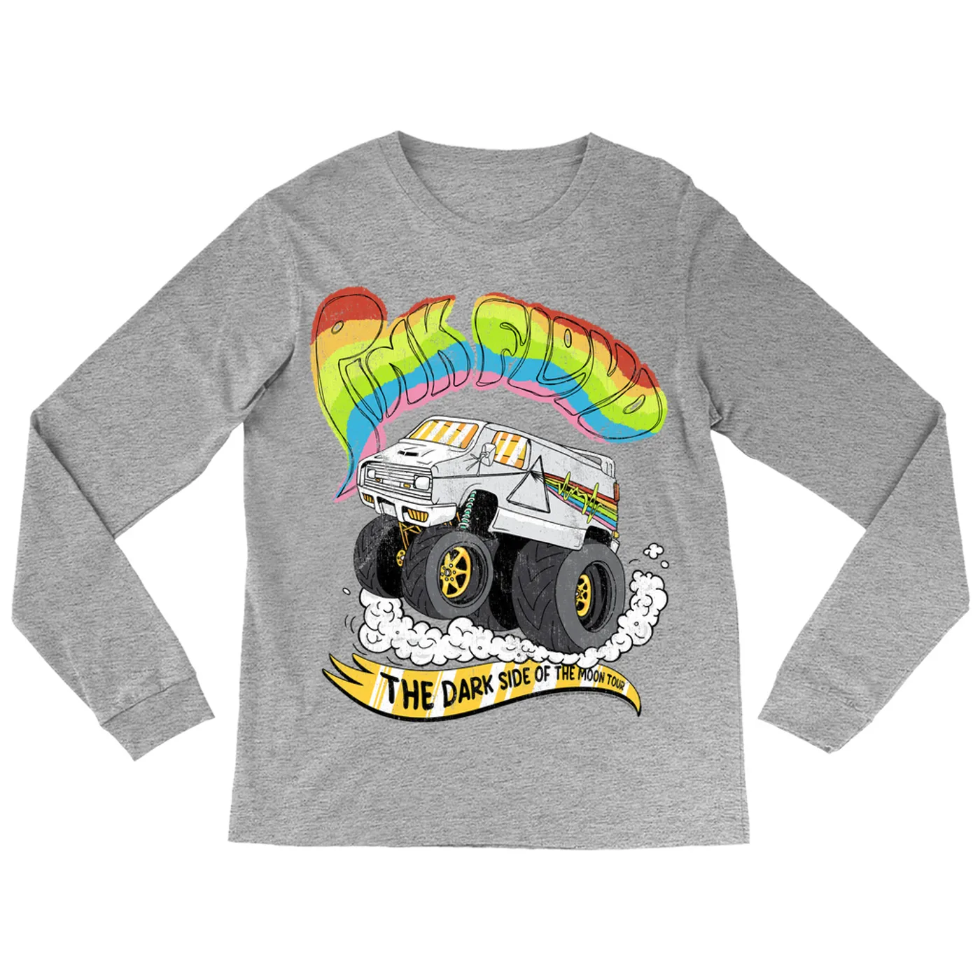 Pink Floyd Long Sleeve Shirt | Dark Side Of The Moon Tour Road Trip (Merchbar Exclusive) Pink Floyd Shirt