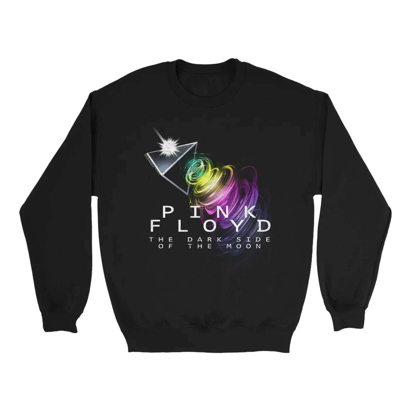 Pink Floyd Sweatshirt | Dark Side Of The Moon Energy Cyclone Pink Floyd Sweatshirt