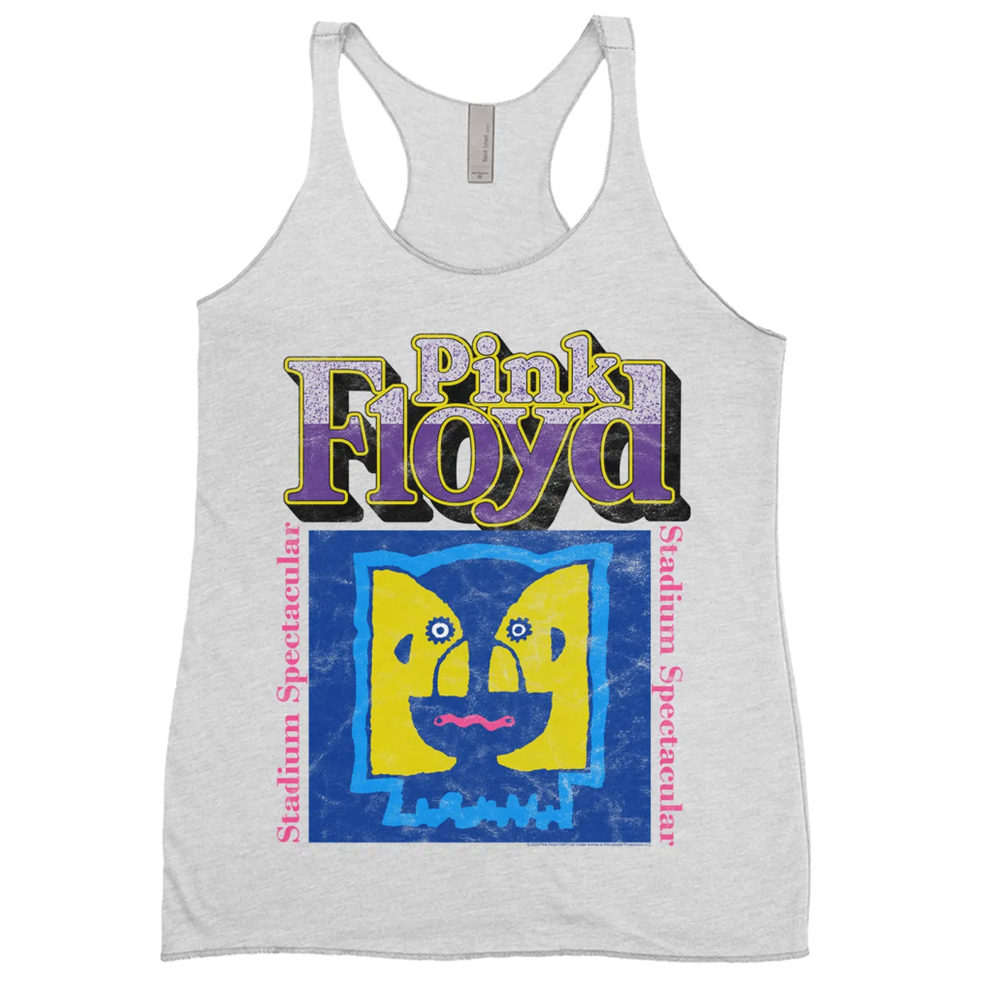 Pink Floyd Ladies' Tank Top | Division Bell Stadium Spectacular Pink Floyd Shirt