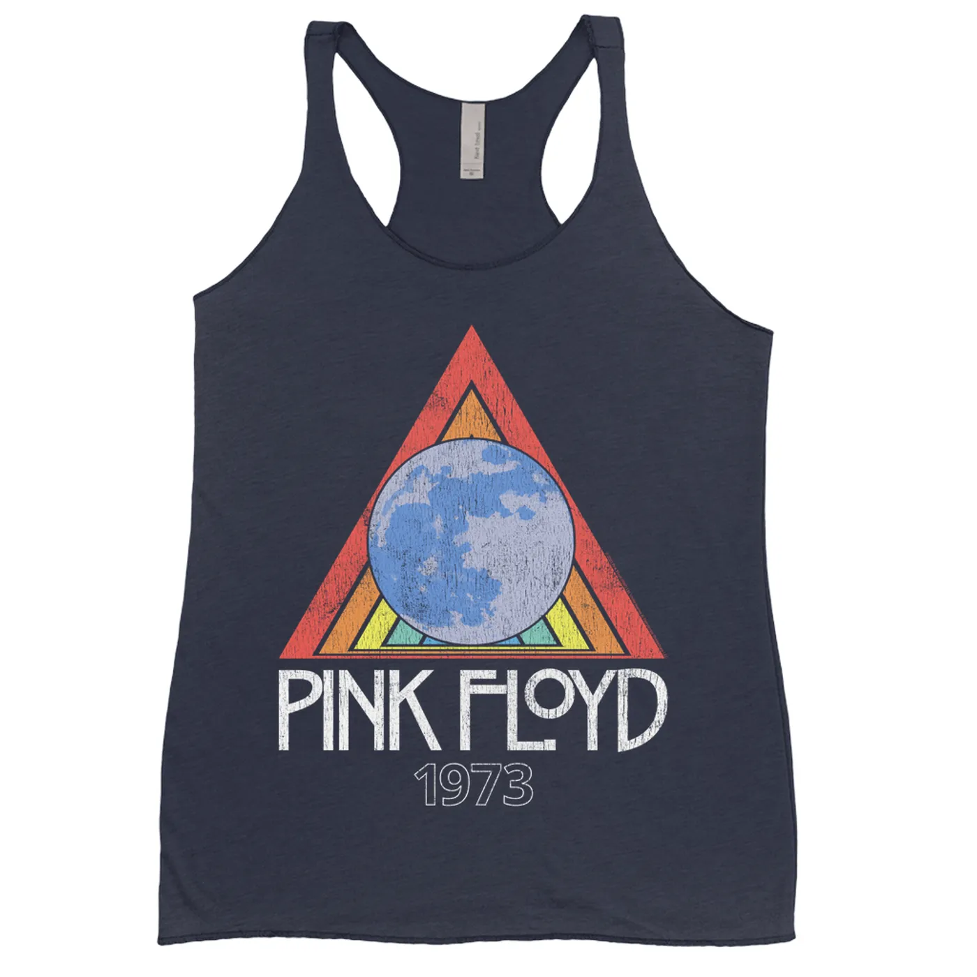 Pink Floyd Ladies' Tank Top | 1973 Gone Global Distressed Pink Floyd Shirt