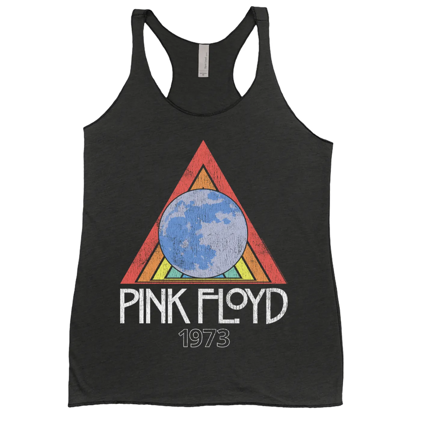 Pink Floyd Ladies' Tank Top | 1973 Gone Global Distressed Pink Floyd Shirt